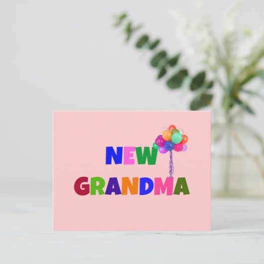 New Oma Postkarte (Stehend Vorderseite)