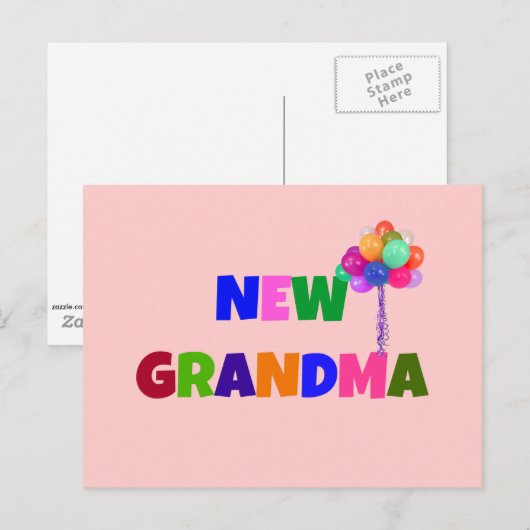 New Oma Postkarte (Vorne/Hinten)