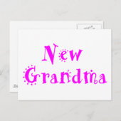 New Oma Postkarte (Vorne/Hinten)