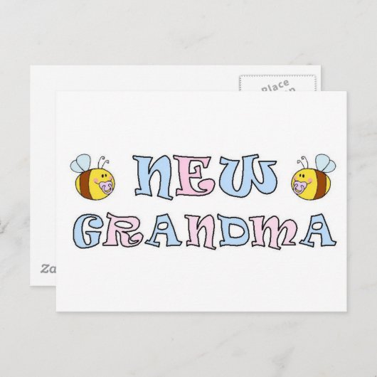 New Oma Postkarte (Vorne/Hinten)