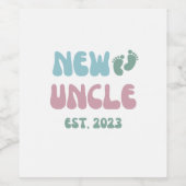 New Oncle - Baby Reveal - Weinetikett (Einzelnes Label)