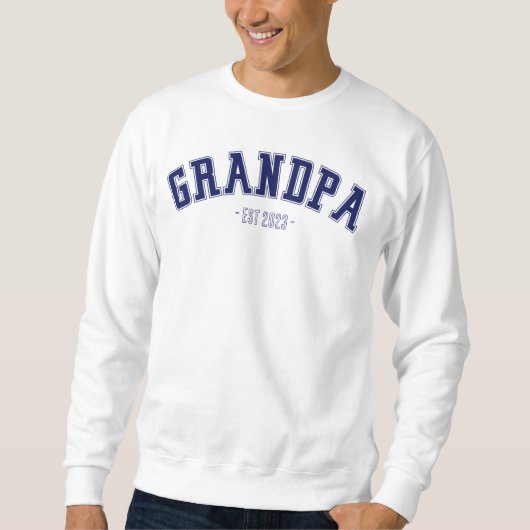 New Opa Vathers Tagesgeschenk Großvater Sweatshirt (Vorderseite)