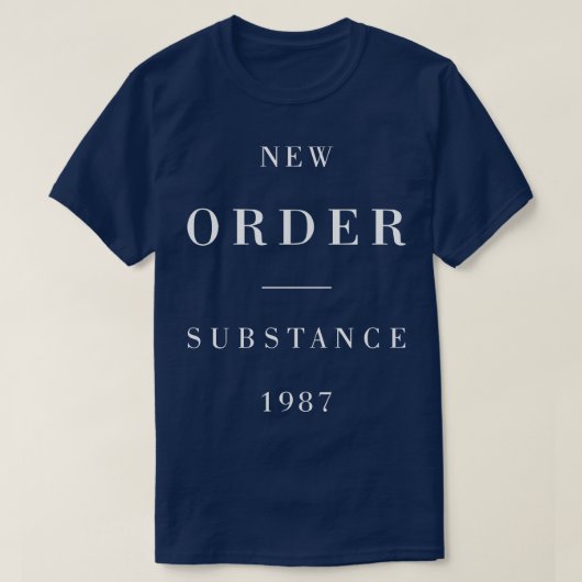 New Order Substance TShirt (Design vorne)