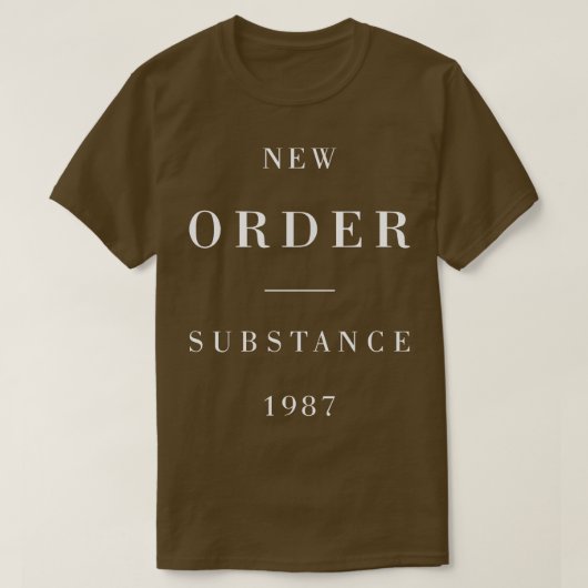 New Order Substance TShirt (Design vorne)