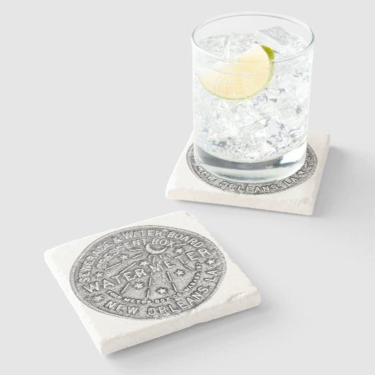 New Orlean, New Orleans Water Meter, Steinuntersetzer (Seitenansicht)