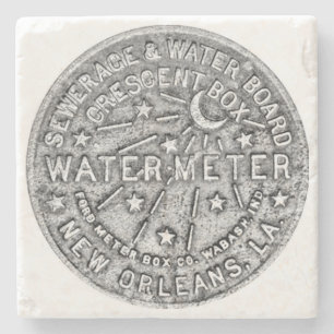New Orlean, New Orleans Water Meter, Steinuntersetzer
