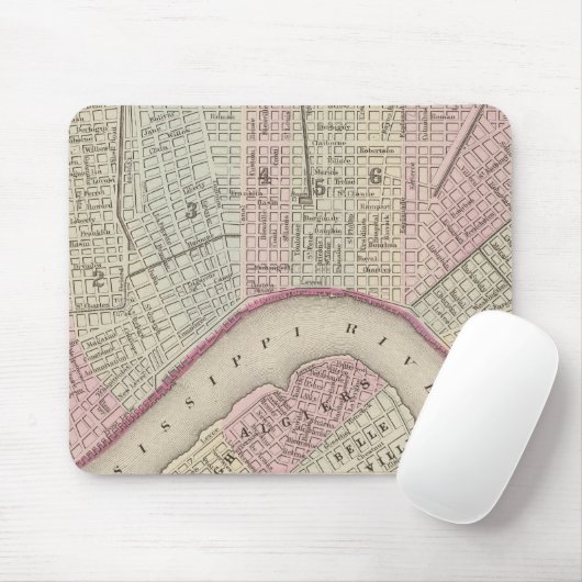New Orleans 3 Mousepad (Mit Mouse)