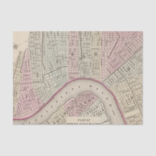 New Orleans 3 Seidenpapier (Vorderseite)