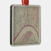 New Orleans 3 Silbernes Ornament (Rechts)