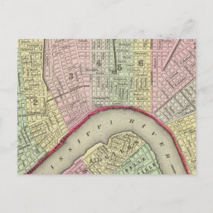 New Orleans 4 Postkarte