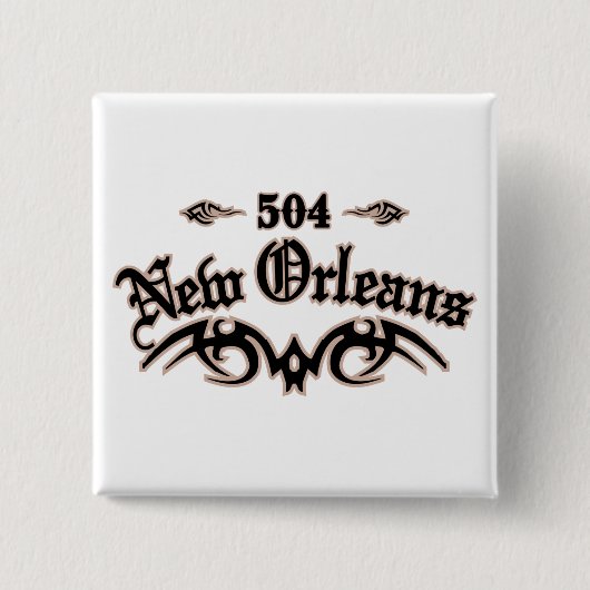 New Orleans 504 Button (Vorderseite)