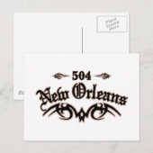 New Orleans 504 Postkarte (Vorne/Hinten)