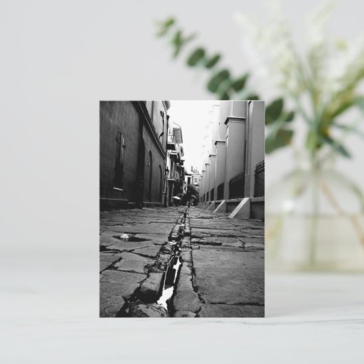 New Orleans Alley Postkarte (Stehend Vorderseite)