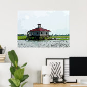 New Orleans Altes Rigolets Leuchtturm Poster (Heimbüro)