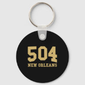 New Orleans Area Code 504 - Hometown Pride - Clic  Schlüsselanhänger (Vorderseite)