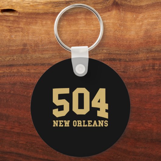 New Orleans Area Code 504 - Hometown Pride - Clic Schlüsselanhänger (Vorderseite)
