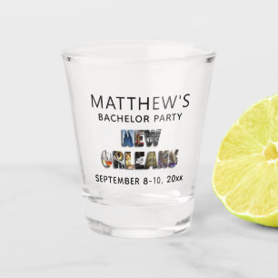 New Orleans Bachelor Party Gastgeschenk Hochzeit Schnapsglas