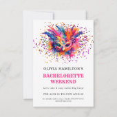 New Orleans | Bachelorette Itinerary Weekend Einladung (Vorderseite)