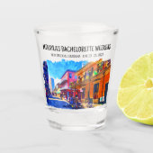 New Orleans Bachelorette Schnapsglas (Vorderseite)
