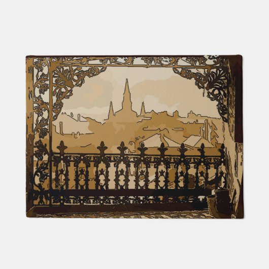 New Orleans Balcony Fußmatte (Vorderseite)