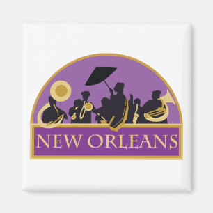 New Orleans Band Magnet