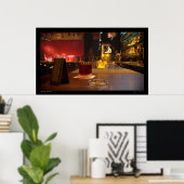 New Orleans - Bar & Lounge 3D Poster (Heimbüro)