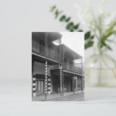 New Orleans Barbershop, 1930er Postkarte (Stehend Vorderseite)