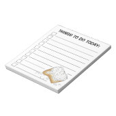 New Orleans Beignet Konditorei heute zu tun Notizblock (Rotiert)