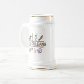 New Orleans Bierglas (Vorderseite Links)