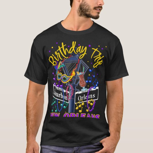 New Orleans Birthday Trip Girl's Birthday Trip T-Shirt (Vorderseite)