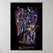 "New Orleans - Black Coffee" Poster (Vorne)