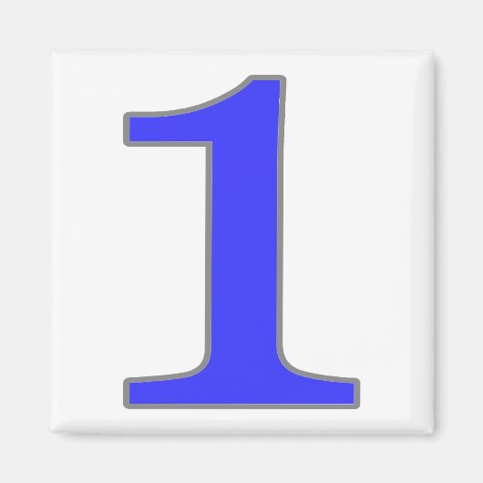 New Orleans Blue Tile Magnet (Vorne)