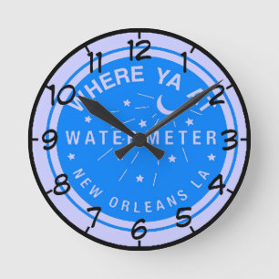 New Orleans Blue Water Meter Uhr