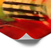 "New Orleans Blues" von Linda Powell~Original Poster (Ecke)