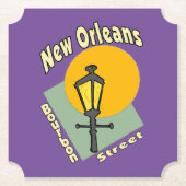 New Orleans Bourbon St. Designs Untersetzer (Vorderseite)