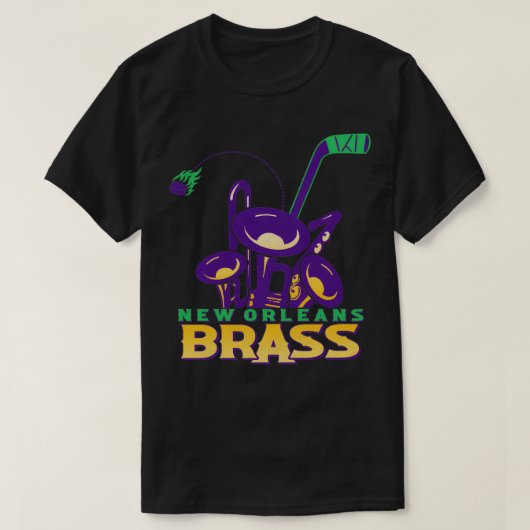New Orleans Brass Hockey Team TShirt (Design vorne)