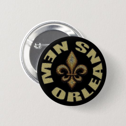 New Orleans Button (Vorne & Hinten)