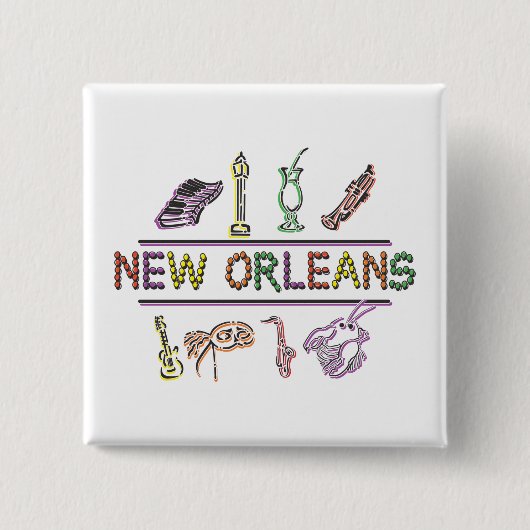 New Orleans Button (Vorderseite)