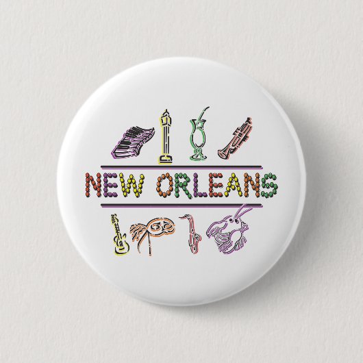 New Orleans Button (Vorderseite)