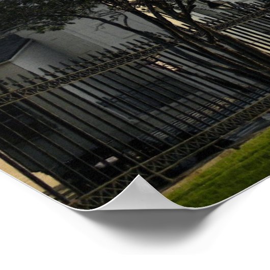 New Orleans Cathedral, 3D Style Poster (Ecke)