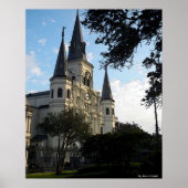New Orleans Cathedral, 3D Style Poster (Vorne)
