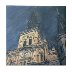 New Orleans Cathedral Fliese