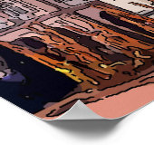 New Orleans Cathedral Winter Poster (Ecke)