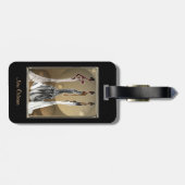 New Orleans Chic: Mode Society Gepäckanhänger (Rückseite horizontal)