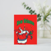 New Orleans Christmas Tree Feiertagskarte (Stehend Vorderseite)