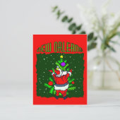 New Orleans Christmas Tree Feiertagskarte (Stehend Vorderseite)