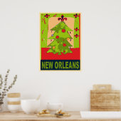 New Orleans Christmas Tree Poster (Küche)