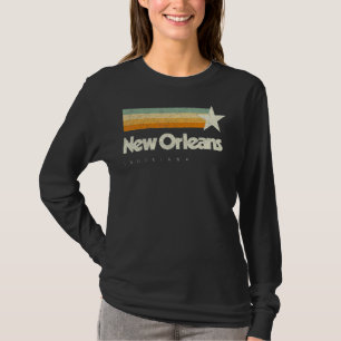 New Orleans City Louisiana Cooler Vintager Amerika T-Shirt