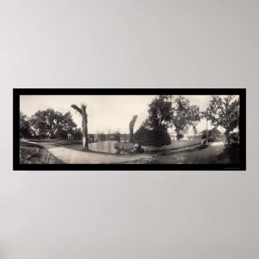 New Orleans City Park Foto 1909 Poster (Vorne)