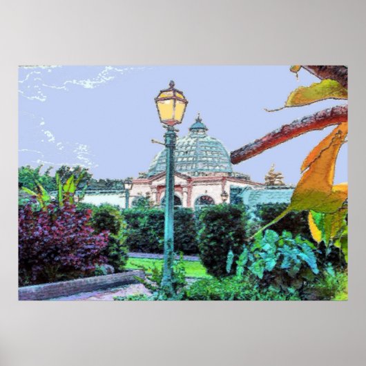 New Orleans City Park Green House Poster (Vorne)